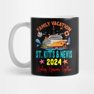 Family Vacation St. Kitts & Nevis 2024 Family Matching Group Summer Mug